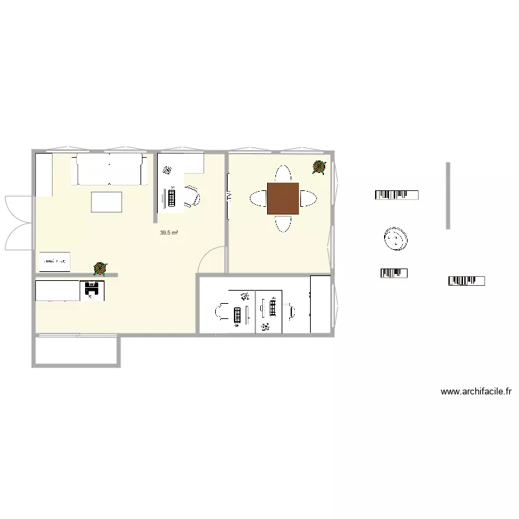 BUREAU MEYLAN MODIF 3. Plan de 
