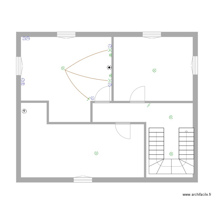 entre deux eau. Plan de 0 pièce et 0 m2