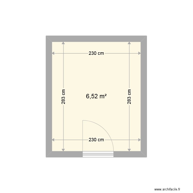 ANEXOS TARAZONA. Plan de 1 pièce et 7 m2