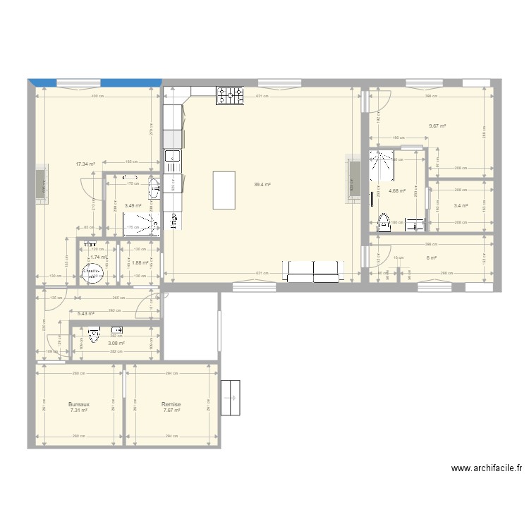 MAISON . Plan de 0 pièce et 0 m2