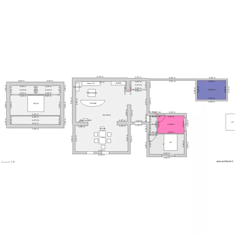 Extension 20 m2. Plan de Extension 20 m2. Plan de