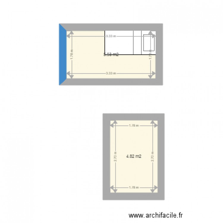 BOX. Plan de 0 pièce et 0 m2