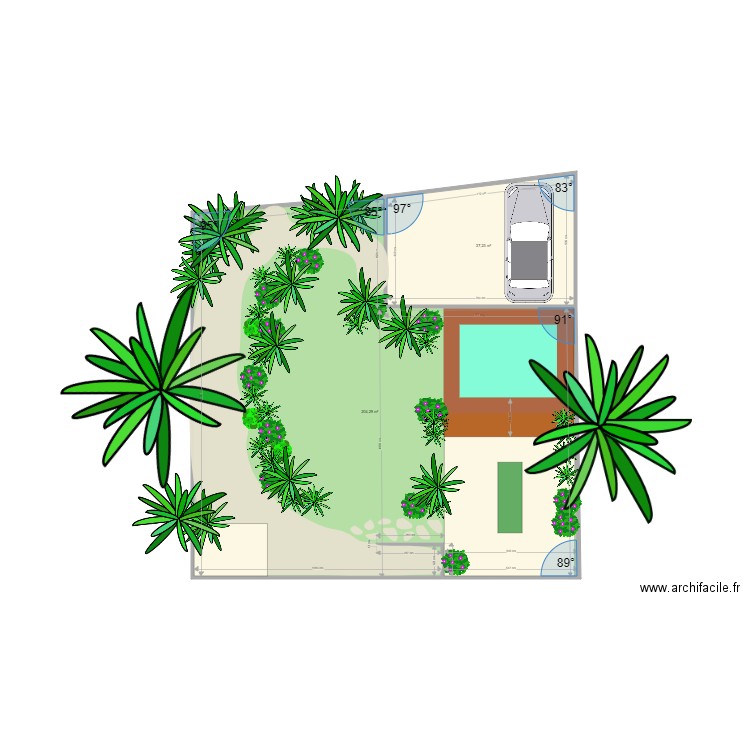 Extérieurs v2 4x3. Plan de 0 pièce et 0 m2