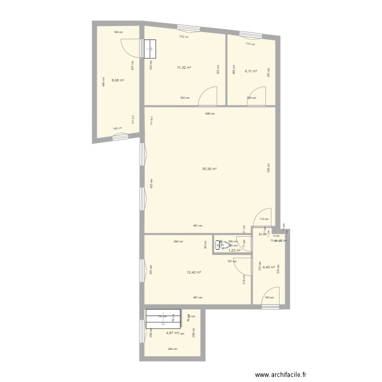 ARGENTEUIL F3 Robert. Plan de 0 pièce et 0 m2