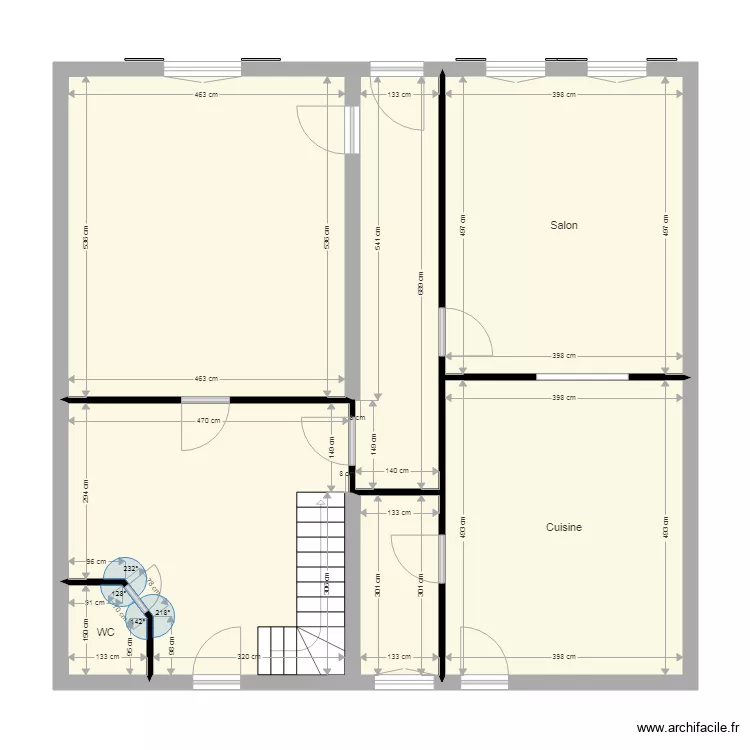 LAFOND VIVANS. Plan de 