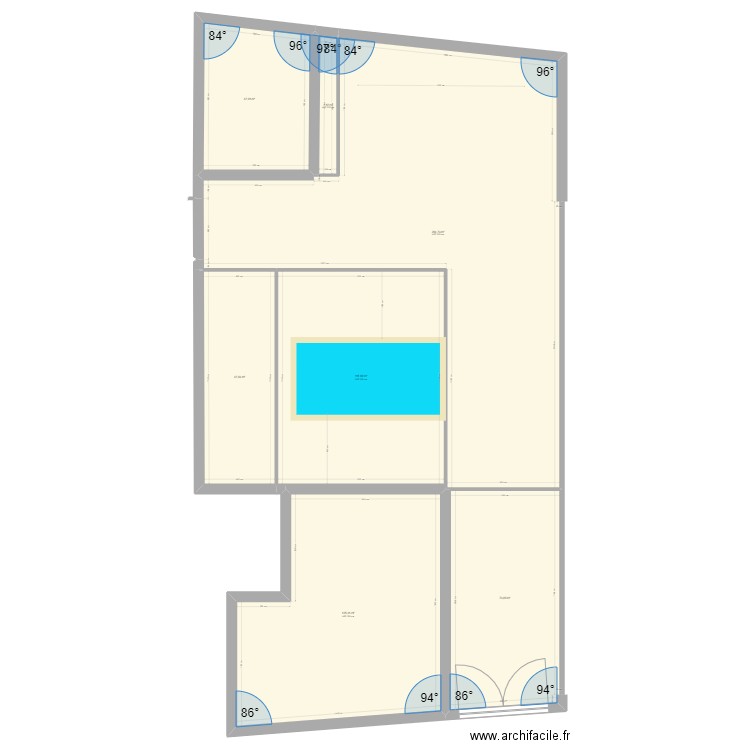 St Sauveur EXT. Plan de 7 pièces et 678 m2