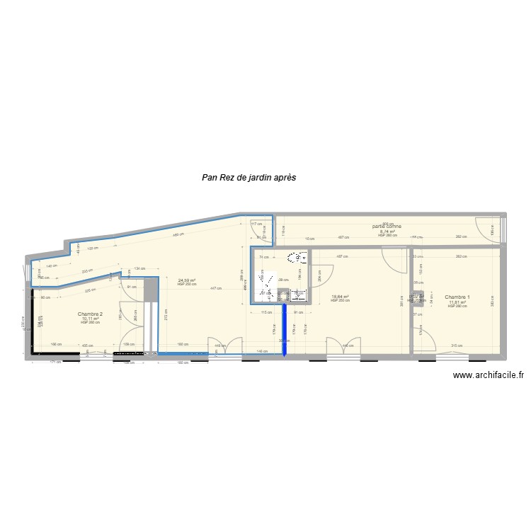 MAKRAM 6.4. Plan de 7 pièces et 74 m2