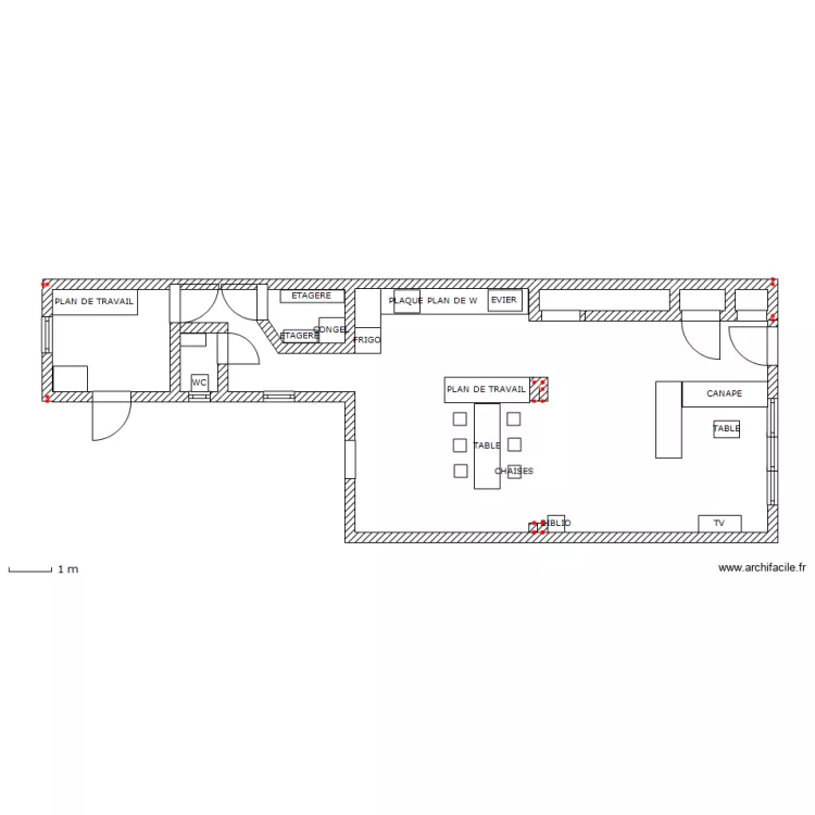 maison 1. Plan de 