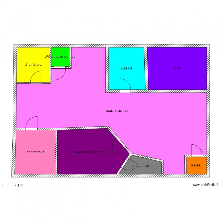 Plan de Lilian PAUL. Plan de 0 pièce et 0 m2