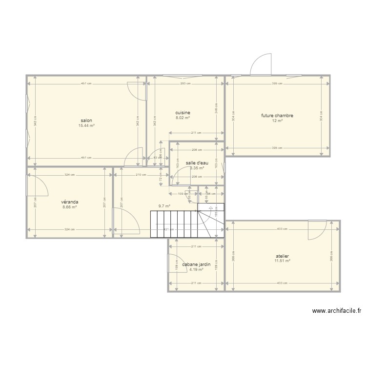 maison st julien. Plan de 0 pièce et 0 m2