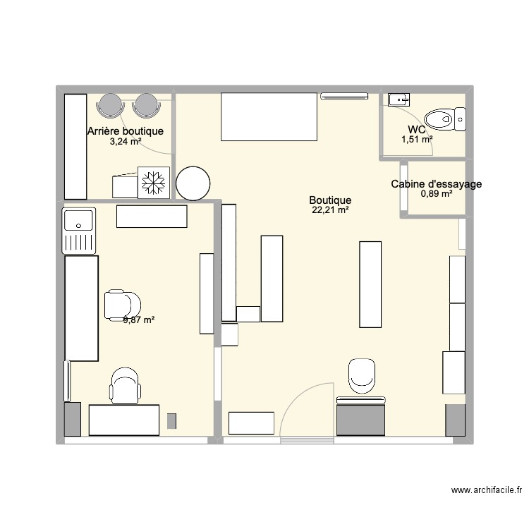 Local Saffré. Plan de 0 pièce et 0 m2