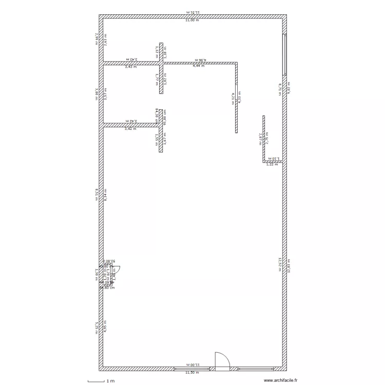 Plan entrepot oeuvres art. Plan de 