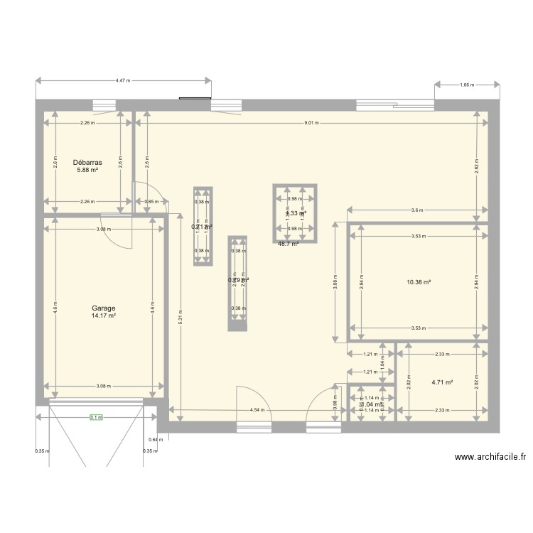 PROJET ATHEE SUR CHER MODIFIE VERSION 1 du18 JANV . Plan de 0 pièce et 0 m2