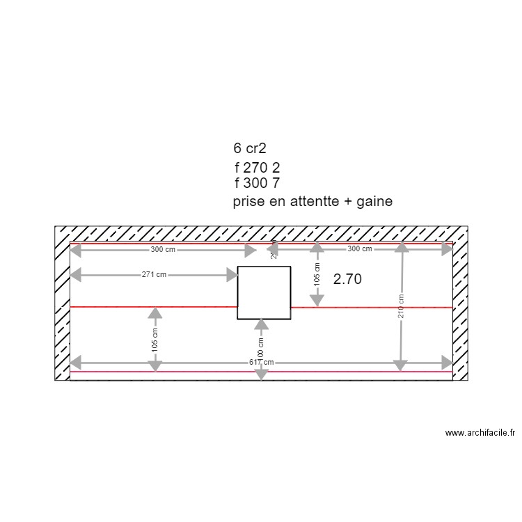 doublage garage 2 f300. Plan de 0 pièce et 0 m2