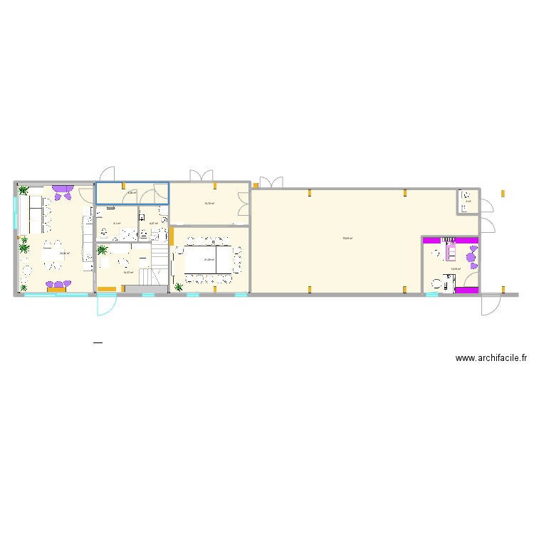 IDZIA RDC V9. Plan de 10 pièces et 194 m2