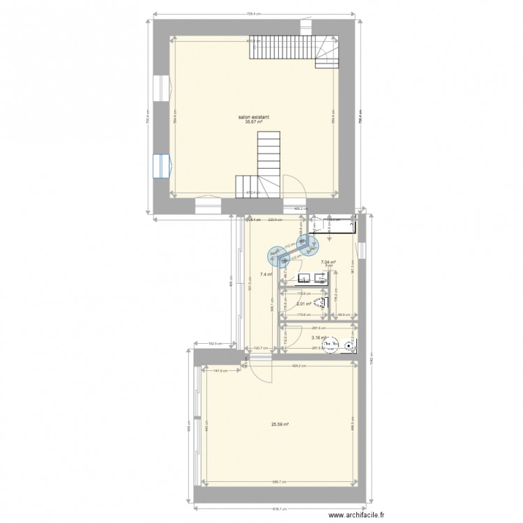 salon1. Plan de 0 pièce et 0 m2