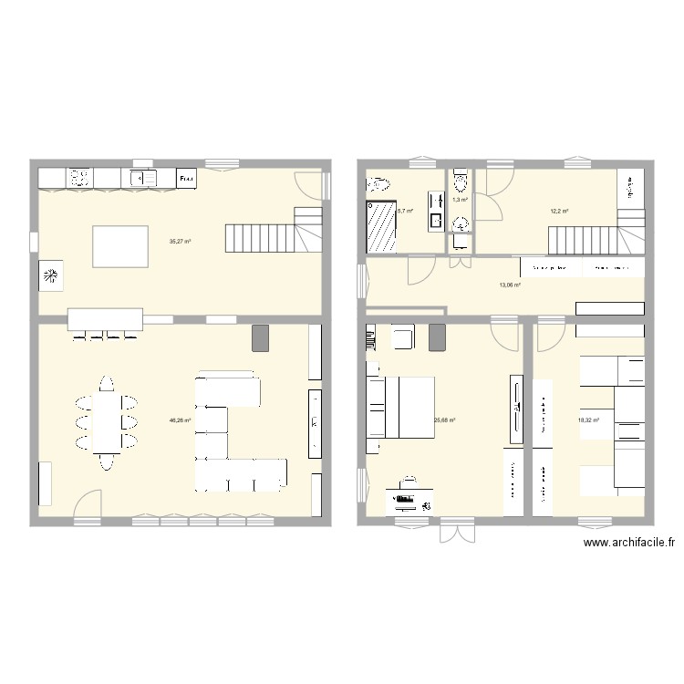 Ergisch Rez test. Plan de 0 pièce et 0 m2