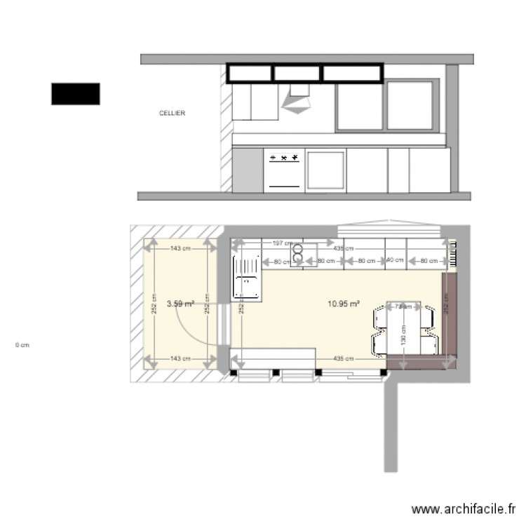 cuisine EMMANUEL SCH. Plan de 0 pièce et 0 m2