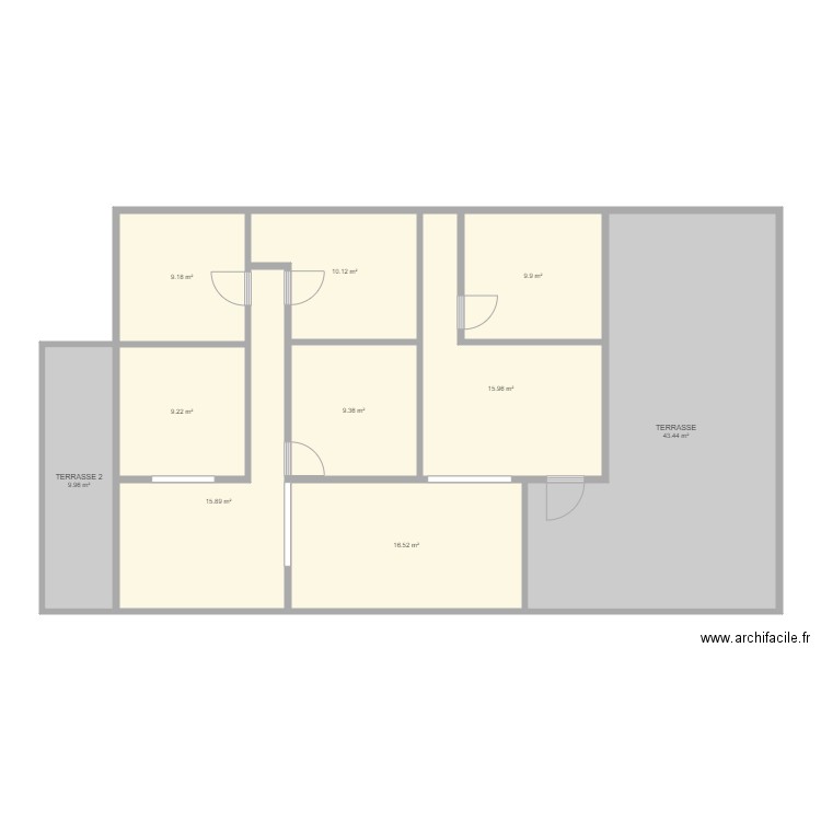 PITOUNE 1. Plan de 0 pièce et 0 m2