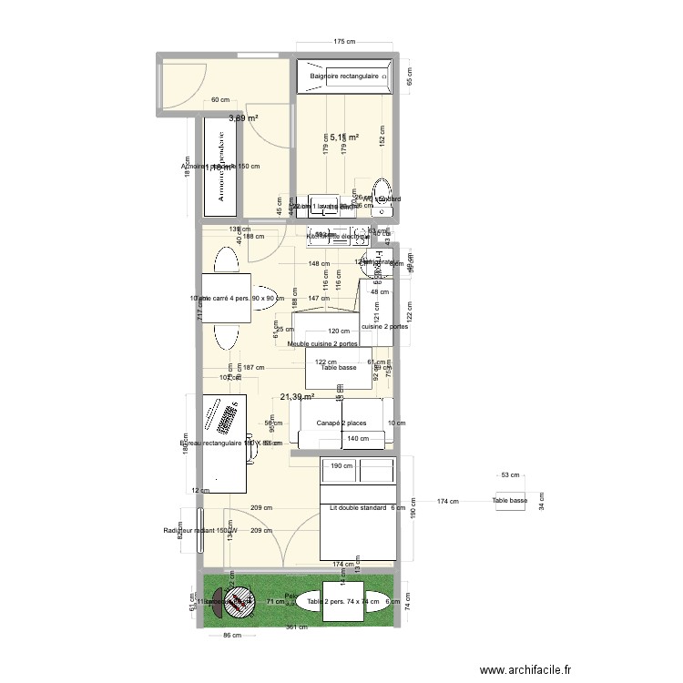 charonne. Plan de 0 pièce et 0 m2