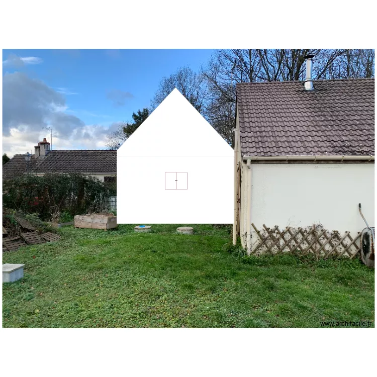 coupe photo. Plan de 