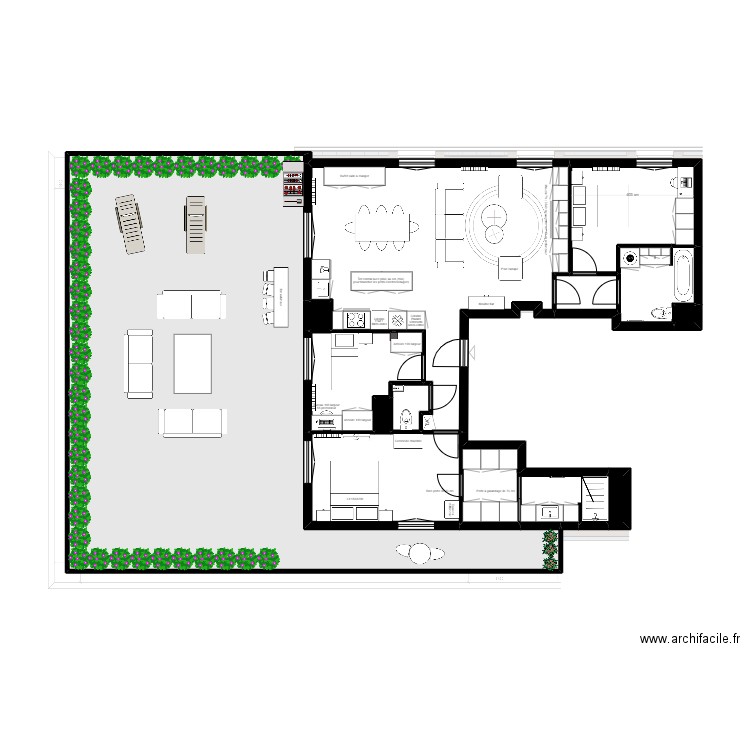 Grégory KILOTA Plan TMA. Plan de 13 pièces et 215 m2