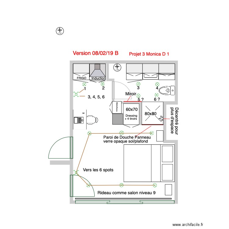 Projet 3 Monica D1 08 02 2019 B. Plan de 0 pièce et 0 m2