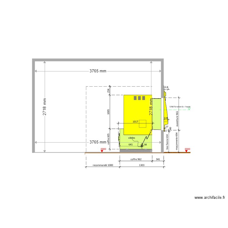 COUPE EXISTANTE BEAUCAIRE 368. Plan de 0 pièce et 0 m2