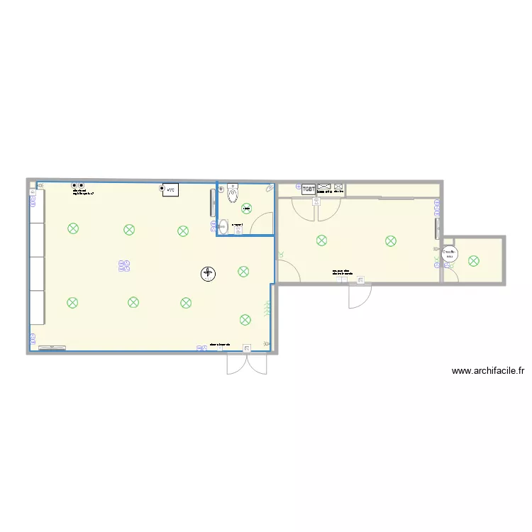 cellule commerciale ssa 2. Plan de 0 pièce et 0 m2