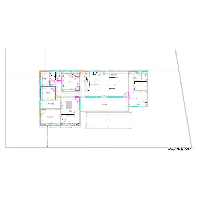 VAI PLEIN PIED. Plan de 0 pièce et 0 m2