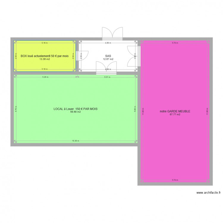 palaja local musicien restructure 1. Plan de 0 pièce et 0 m2