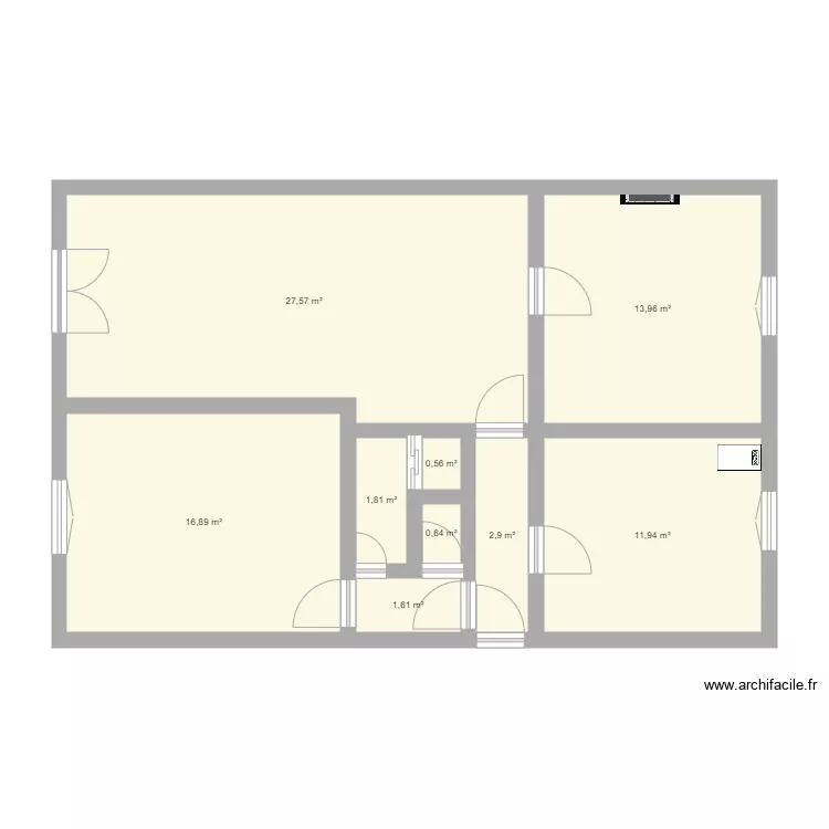 appart Ste Marie. Plan de 