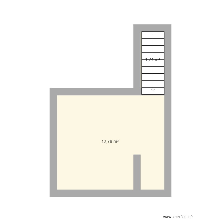 cave. Plan de 0 pièce et 0 m2