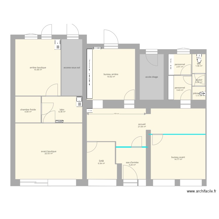 237 route de vienne VENISSIEUX EXISTANT ARL 100418. Plan de 0 pièce et 0 m2