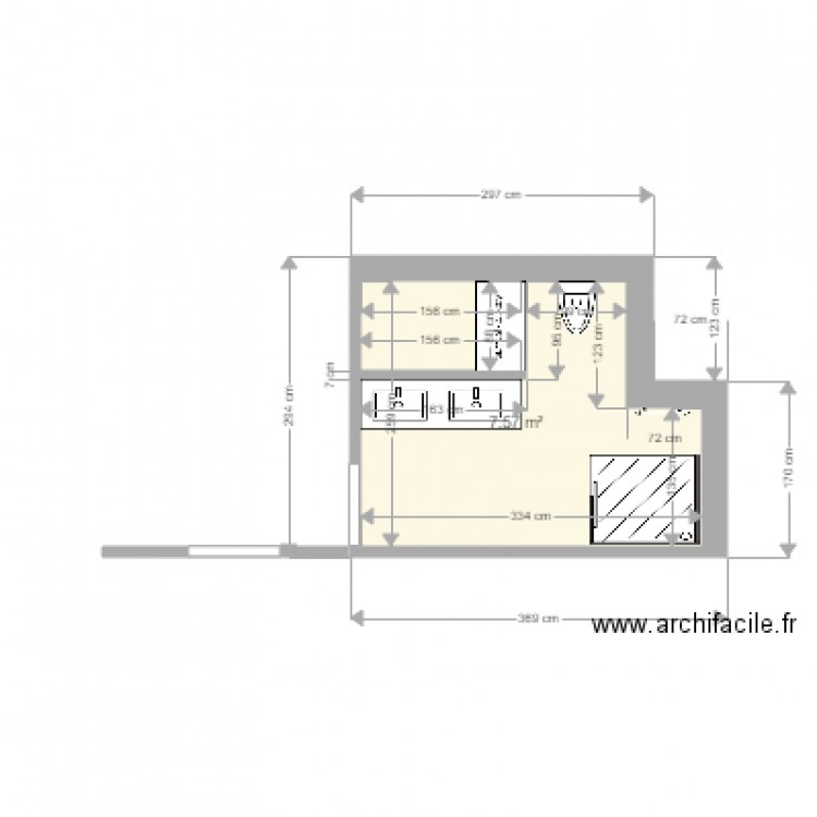 Salle de bain Master Divonnes. Plan de 0 pièce et 0 m2