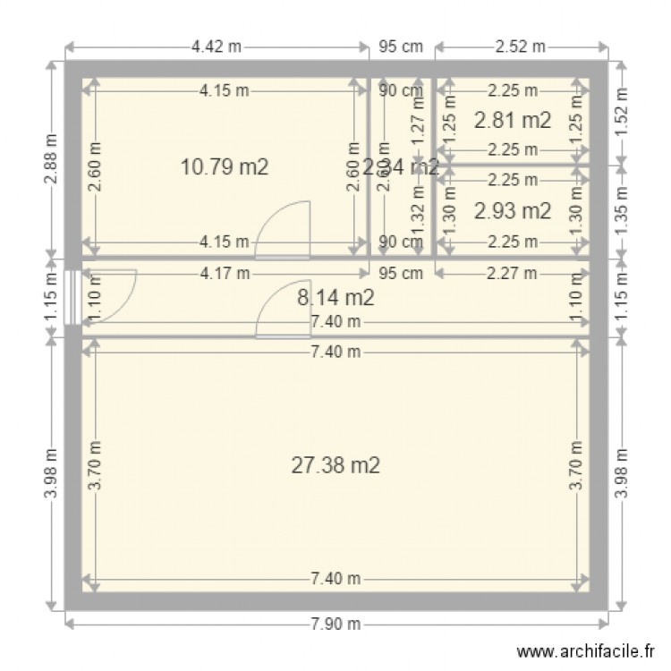 local. Plan de 0 pièce et 0 m2