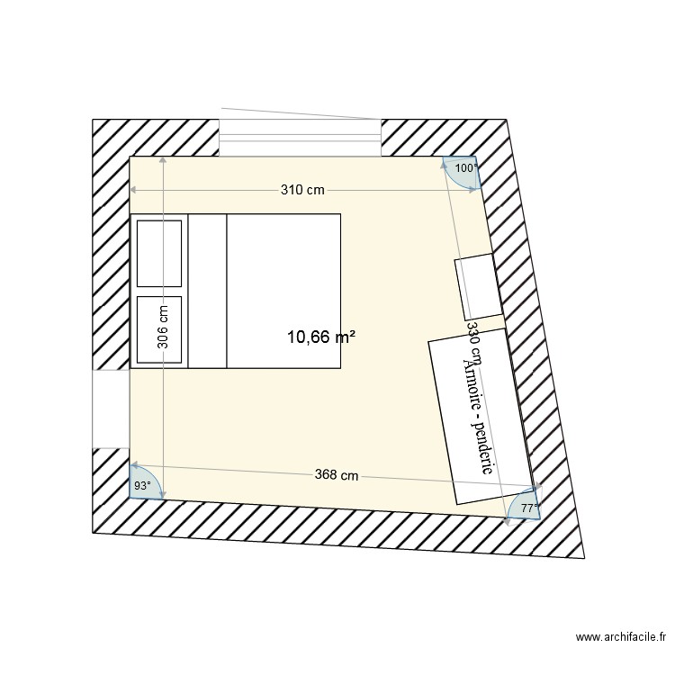 chambre t1. Plan de 0 pièce et 0 m2