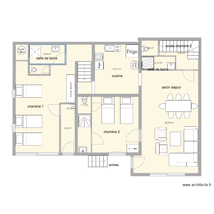 1800 projet. Plan de 0 pièce et 0 m2