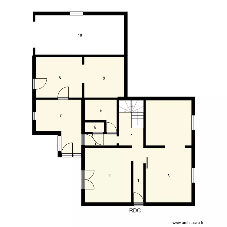 184775 BLOT. Plan de 