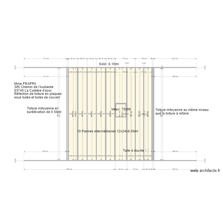 Plan FRAPPA. Plan de 0 pièce et 0 m2