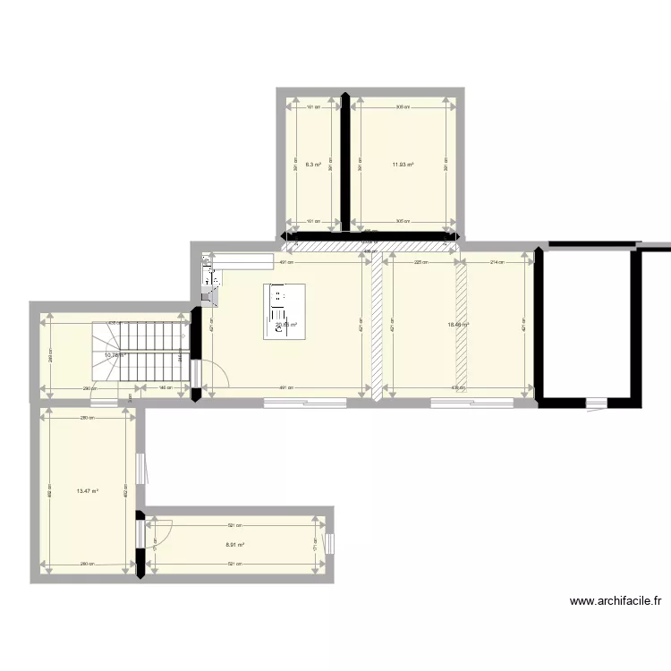 premier etage president. Plan de 