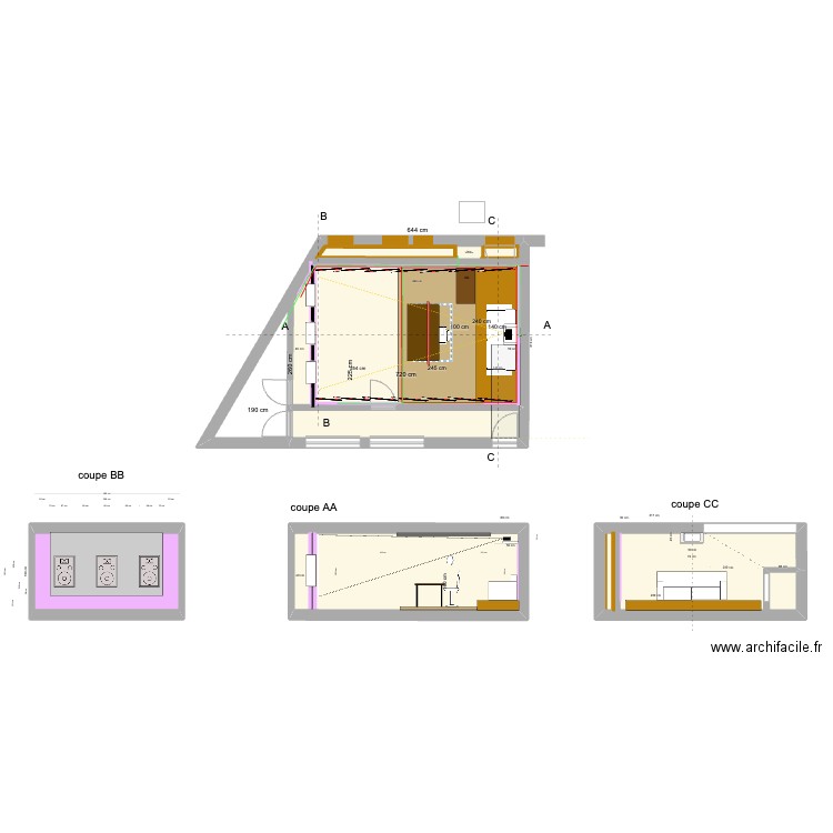 Bierges - Montage_son - V10.10. Plan de 5 pièces et 84 m2