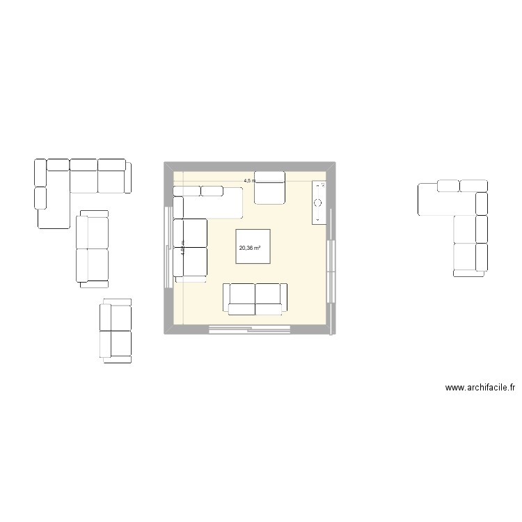 Terrain. Plan de 0 pièce et 0 m2