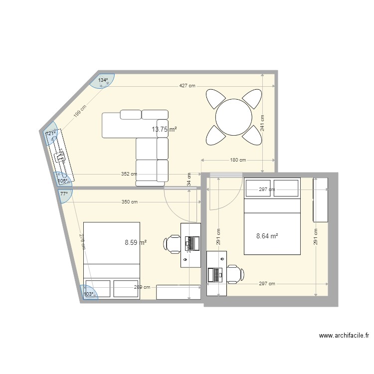 roanne. Plan de 0 pièce et 0 m2