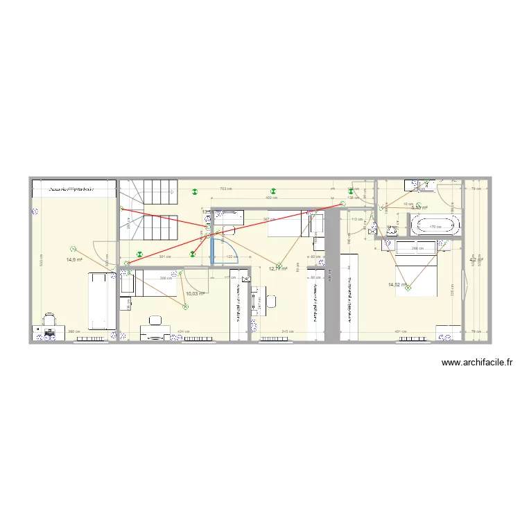 Monein R 1 Projet &eacute;lec. Plan de 