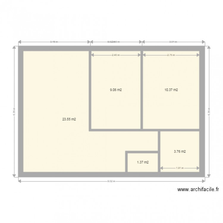 foncia st anne. Plan de 0 pièce et 0 m2