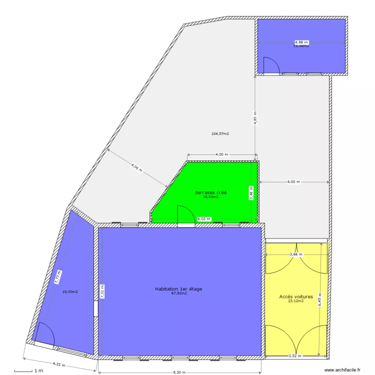 Saint Yorre 1er étage . Plan de Saint Yorre 1er étage . Plan de