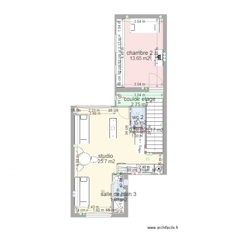 maison jocelyne  cuisine n2. Plan de 0 pièce et 0 m2