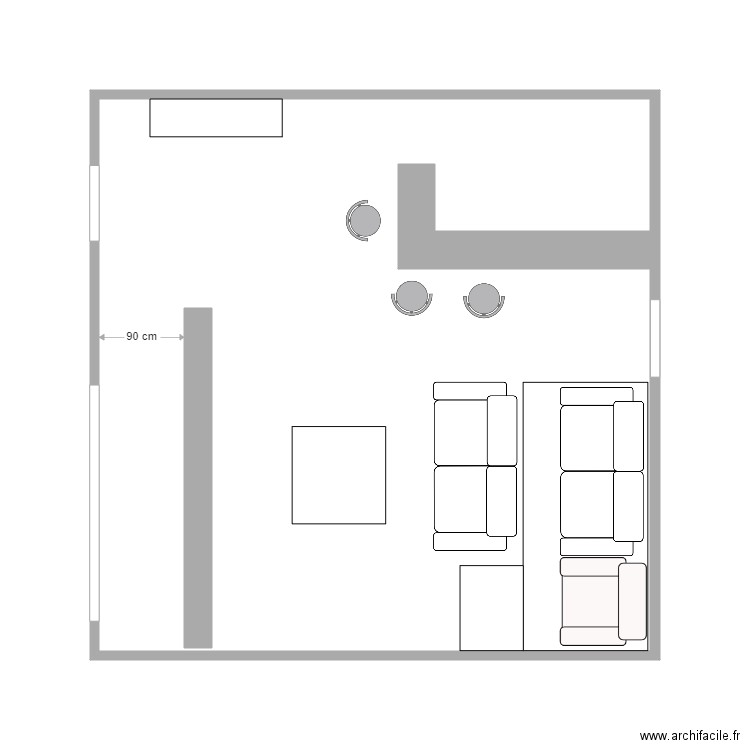 Ian floreal 2. Plan de 1 pièce et 33 m2