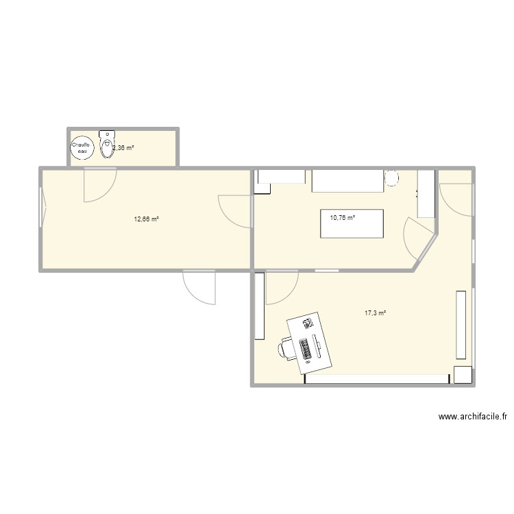 salon toilettage. Plan de 0 pièce et 0 m2